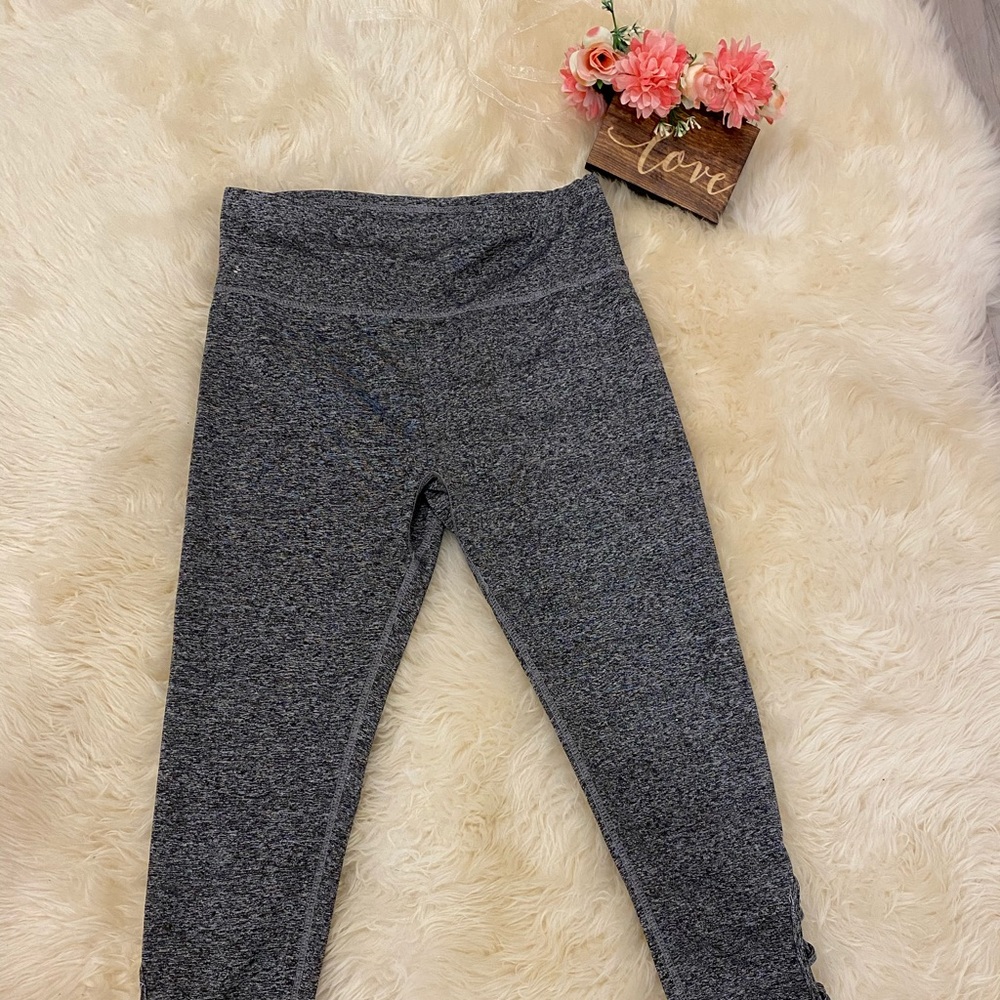 Grey leggings cutout sides